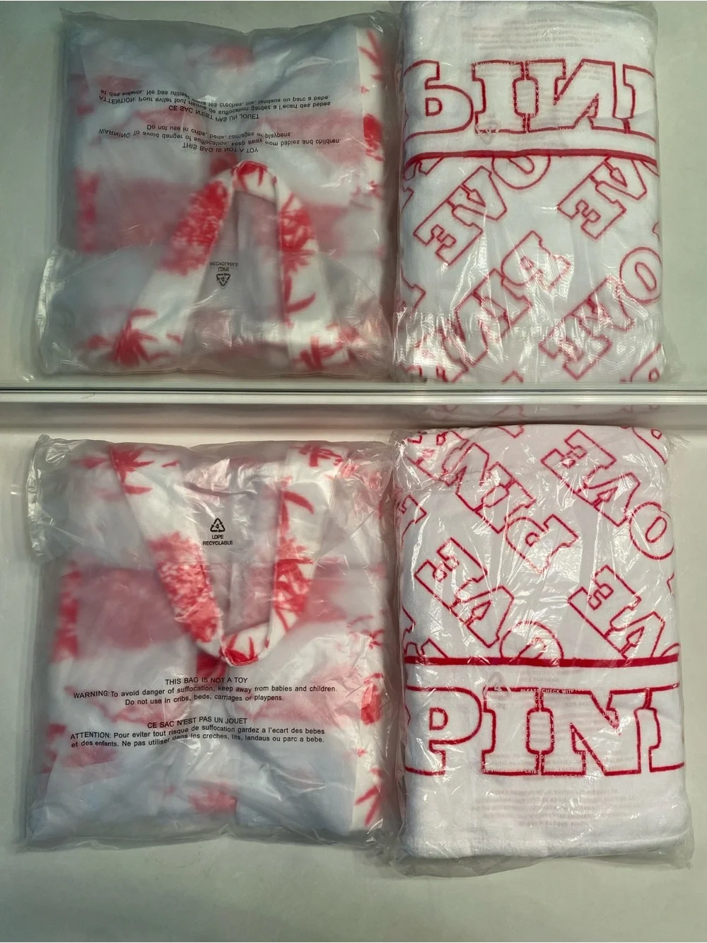 PINK Victoria's Secret Flat Bottom Tote and Beach Towel